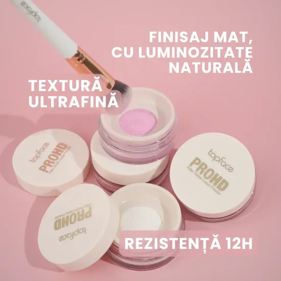 Pudra Pulbere pentru Fixarea Machiajului | Efect de Filtru