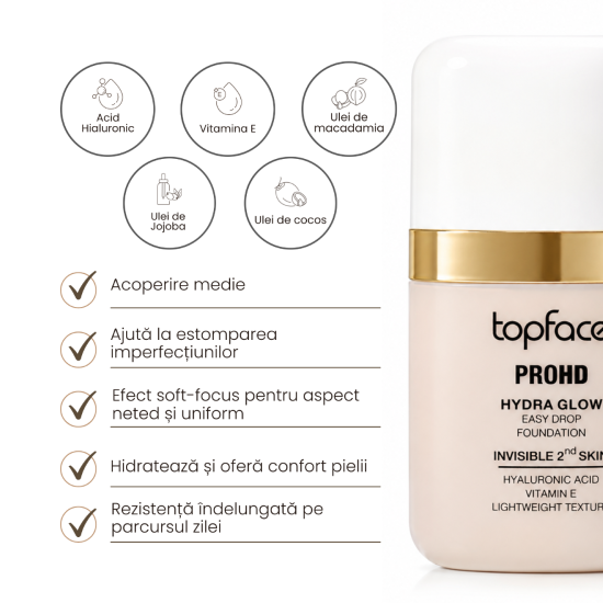 Fond de ten PROHD Hydra Glow Easy Drop