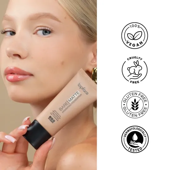 Fond de Ten Hidratant Bare Matte | Finisaj Mat