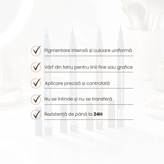 Tuș de ochi Pro Ink Felt Eyeliner